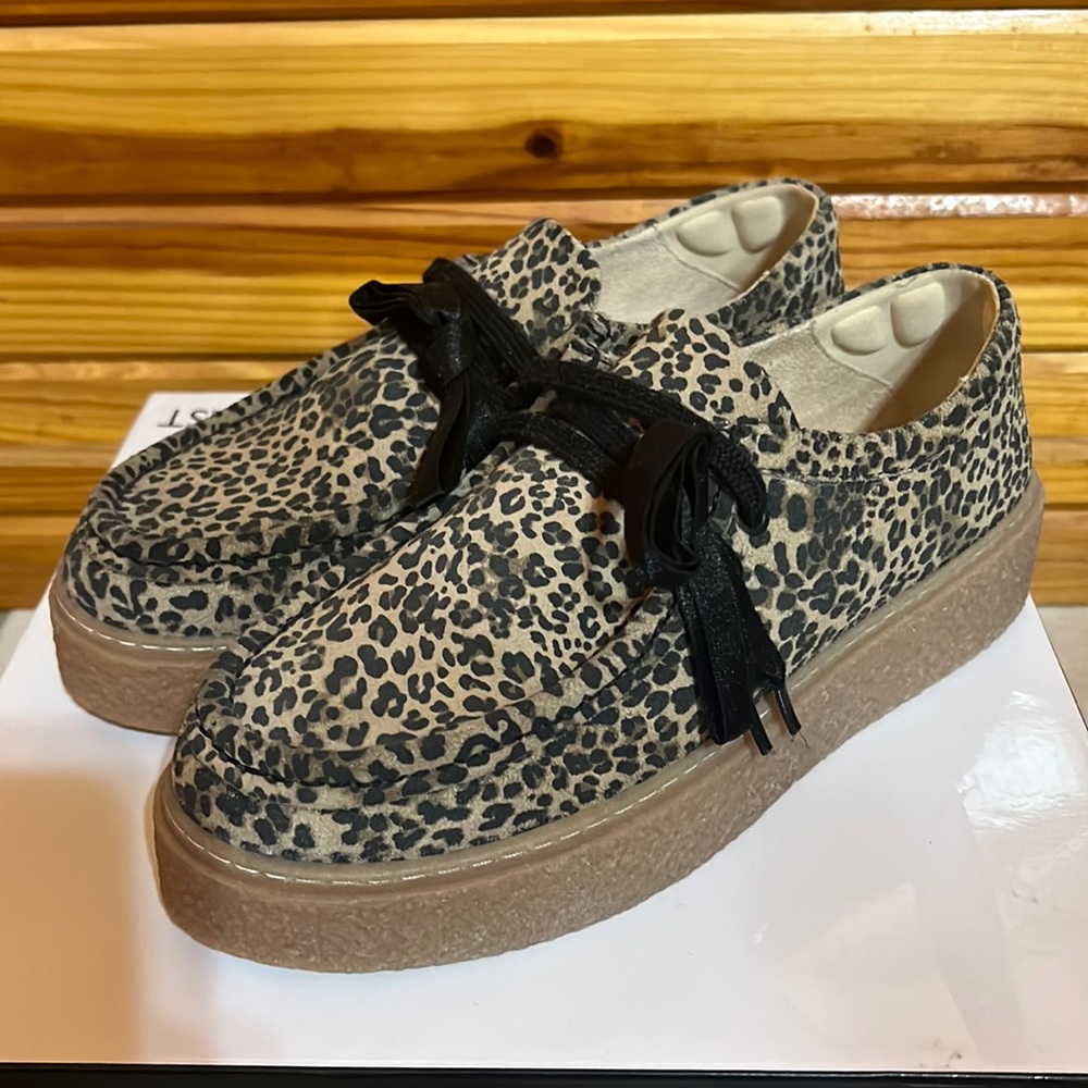 Hush Puppies - Bridget Leopard Print